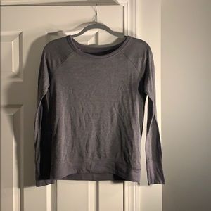 gray soft long sleeve